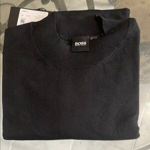 BOSS Men's Black Sweater